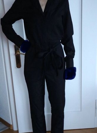 Jumpsuit / Overall, AP, Gr. XS/34, schwarz, Neuwertig
