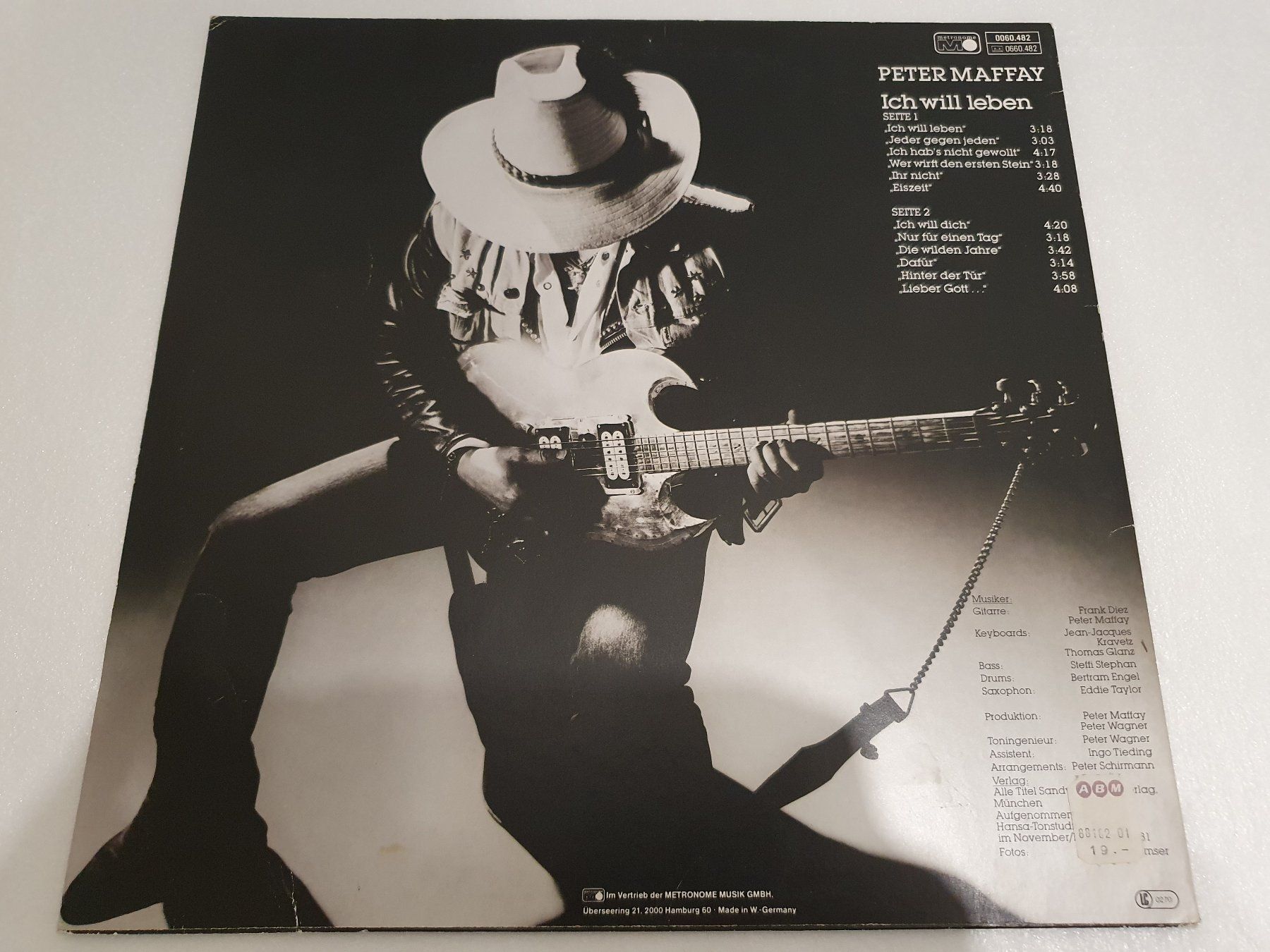 Dischi in vinile: Peter Maffay – Ich Will Leben – Usato da Uster venduto da Vinyl-Leidenschaft 1