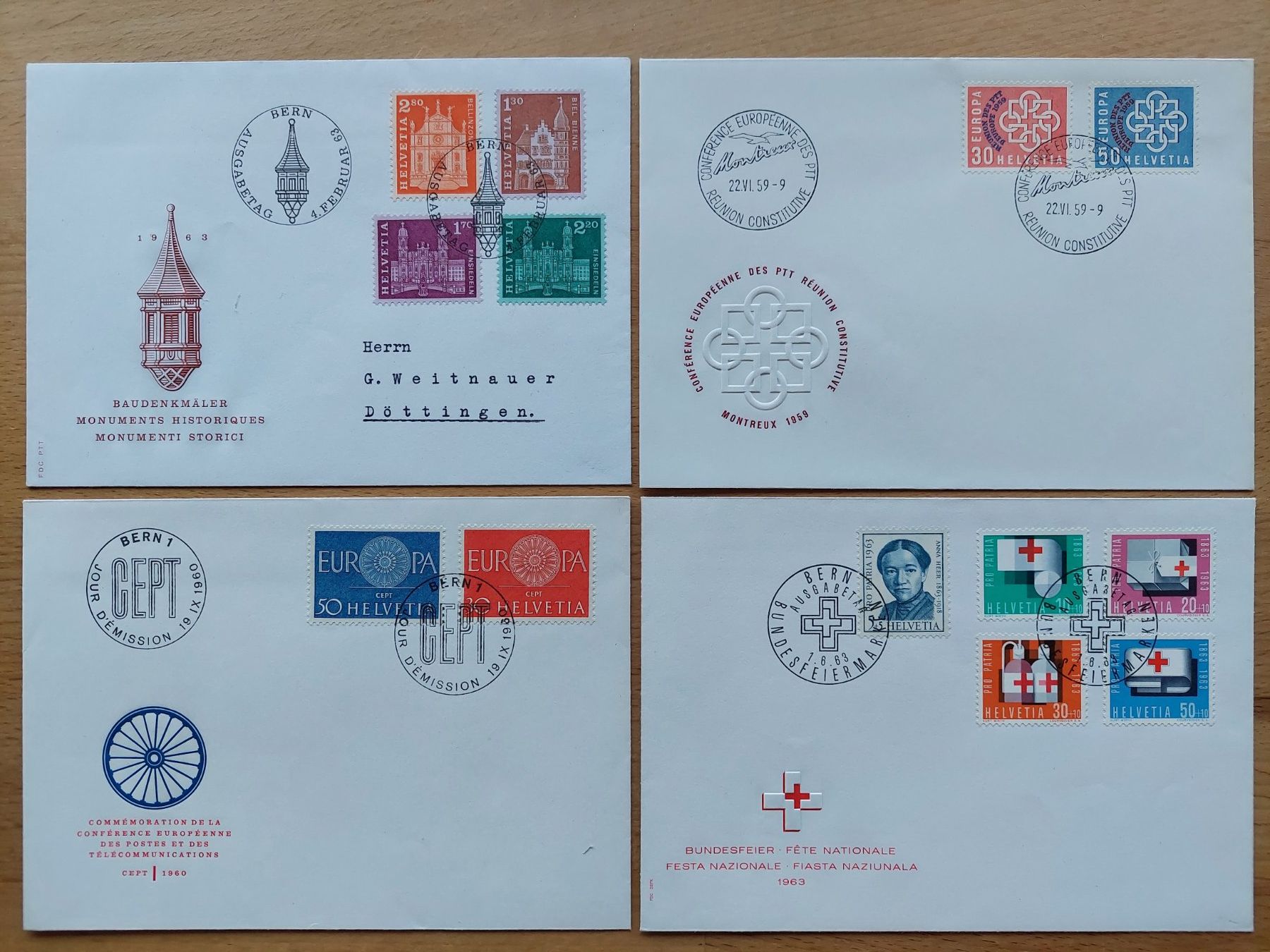 Alle Briefmarken: Sammlung Briefe Pro Juventute – Gebraucht aus Obfelden von Foto_Bild_Kunst_Buch