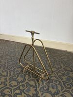 Zeitungsständer Messing Vintage im Style von Jacques Adnet
