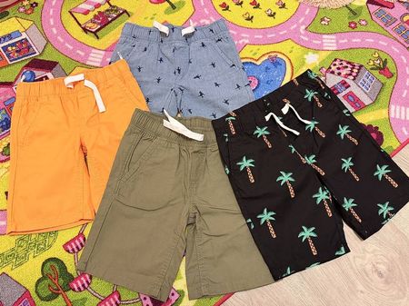 Shorts, kurze Hose, 4-er Set, Junge, 116