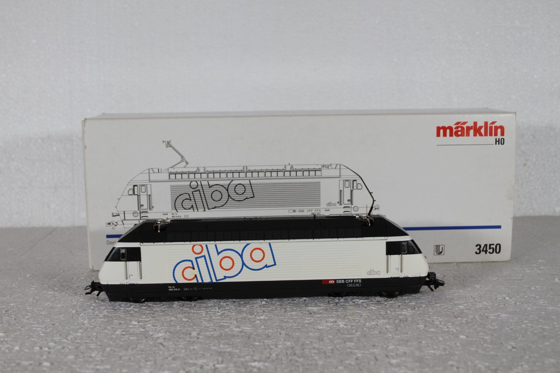 Märklin Modellini di ferrovie: Märklin 3450 SBB Re 460 Ciba – Usato da Triesen venduto da gleis8 3
