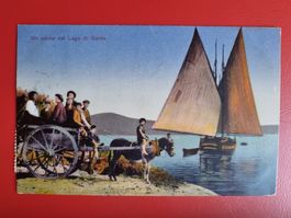 AK; LAGO DI GARDA - BELEBT JAHR 1911
