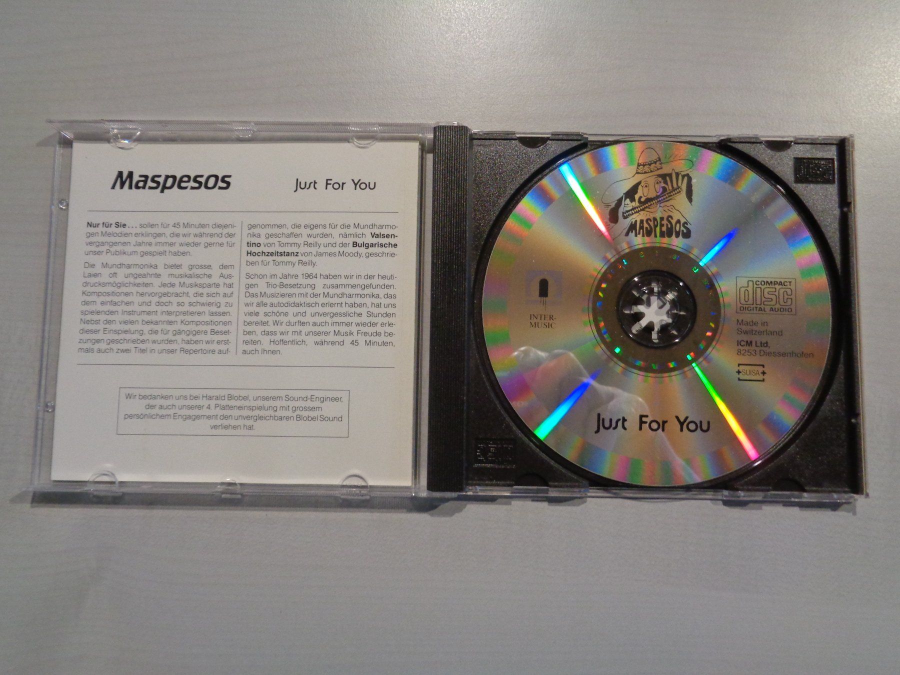 CD: CD Maspesos / Just for you – Usato da Birsfelden venduto da Albatros55 1