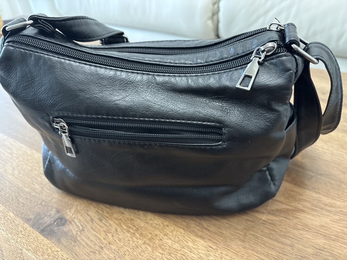 Taschen für Damen: Elegante Handtasche , schwarz, viele Fächer – Gebraucht aus Kriens von mir_v8ww 4