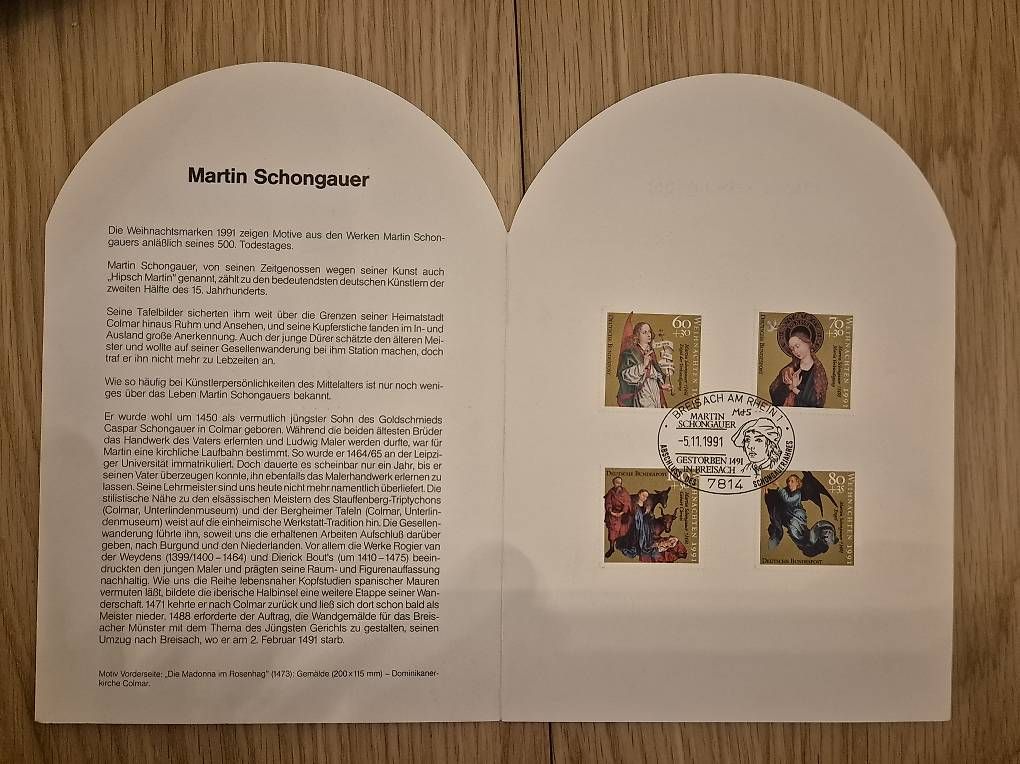 Tutti i francobolli: Briefmarken Martin Schongauer – Usato da Basel venduto da jul_hr8h