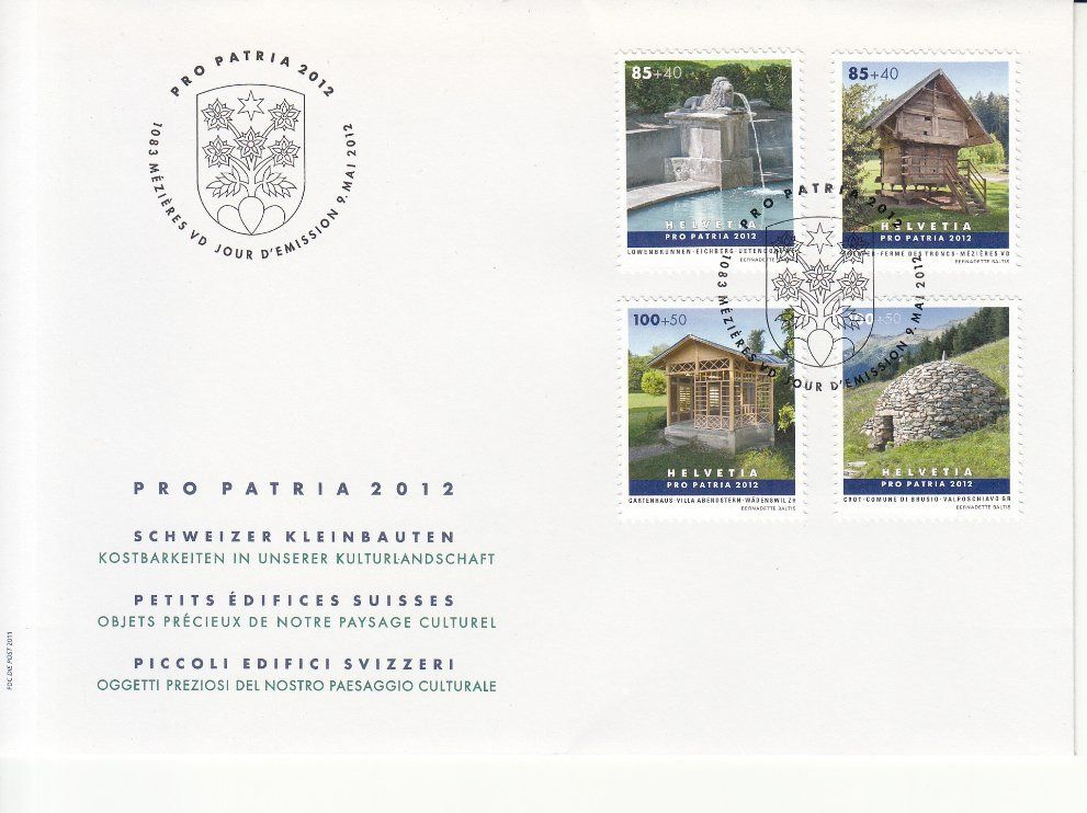 Tutti i francobolli: SBK B317 - B320 FDC – Usato da Bürglen TG venduto da StampGraf