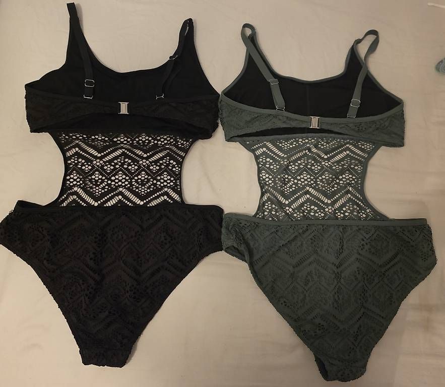 Badekleider & Bikinis: 2 neuwertige MONOKINI mit Spitzenaplikatio gr.42n – Gebraucht aus Staufen von mar_wf6r 1