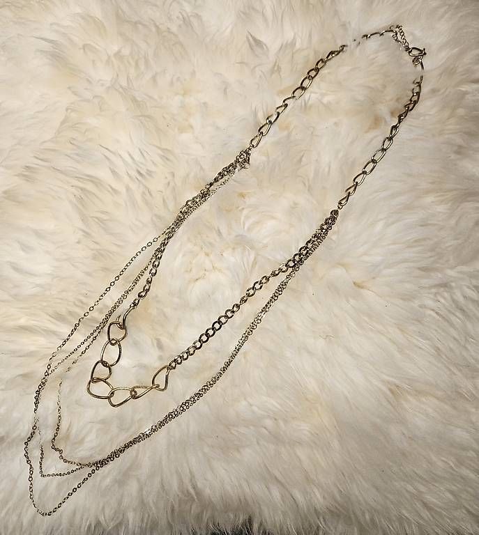 Catenine: Lange goldene Kette Modeschmuck  – Usato da Rotkreuz venduto da Kaffitanteli