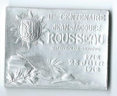 Medaglie: top top unz Genève Rousseau – Nuovo e nell'imballaggio originale da Neuchâtel venduto da pasprie 1