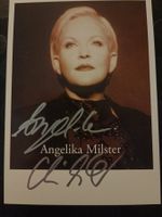 Angelika Milster -  handsignierte Autogrammkarte