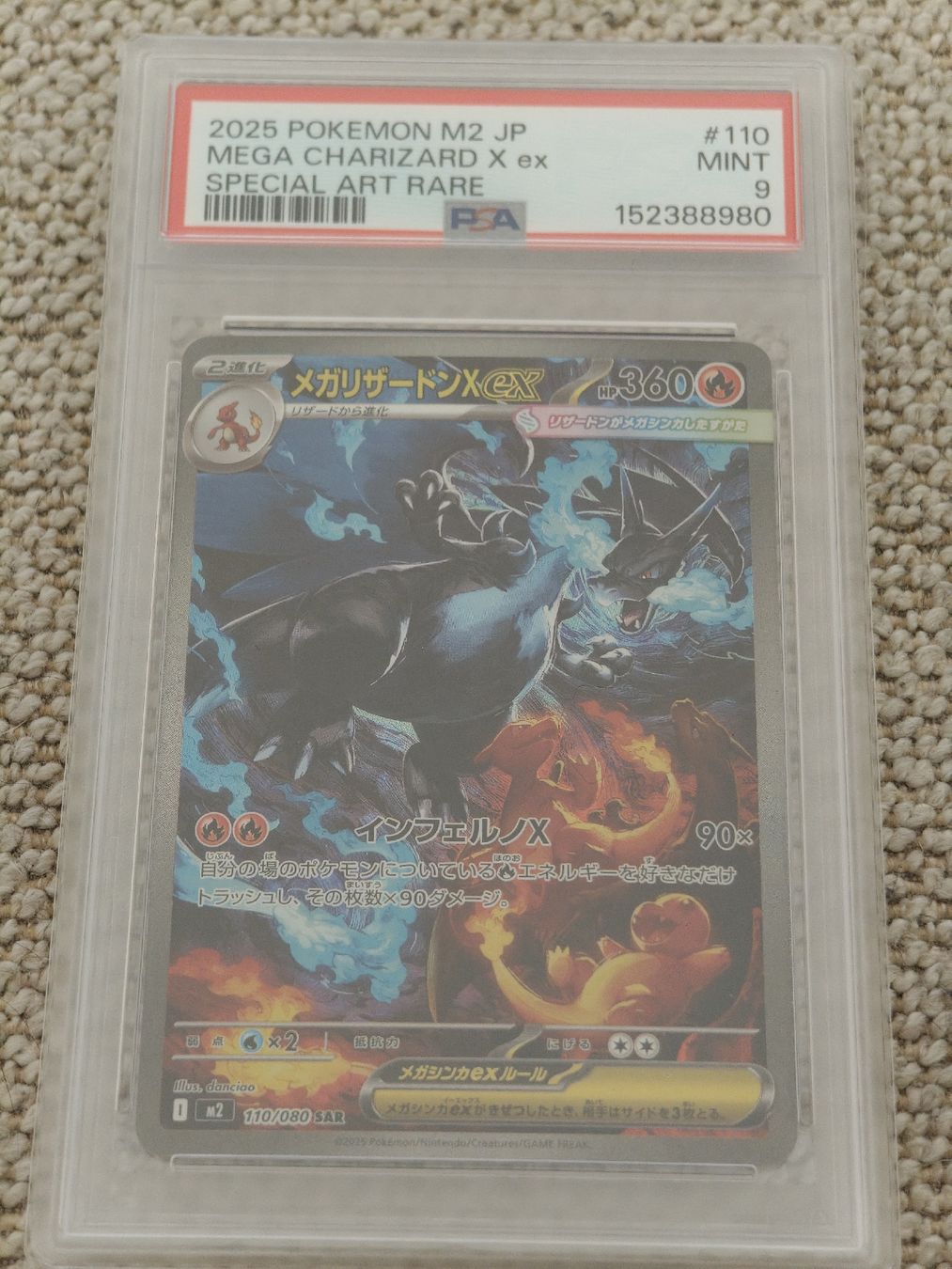 Pokémon Carte collezionabili: Mega Charizard X ex Special Art Rare, PSA 9 Mint! – Nuovo (secondo la descrizione) da Therwil venduto da Cordachu_Trade