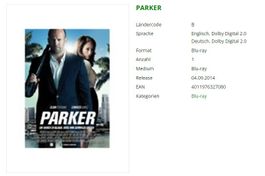 PARKER (Bluray)