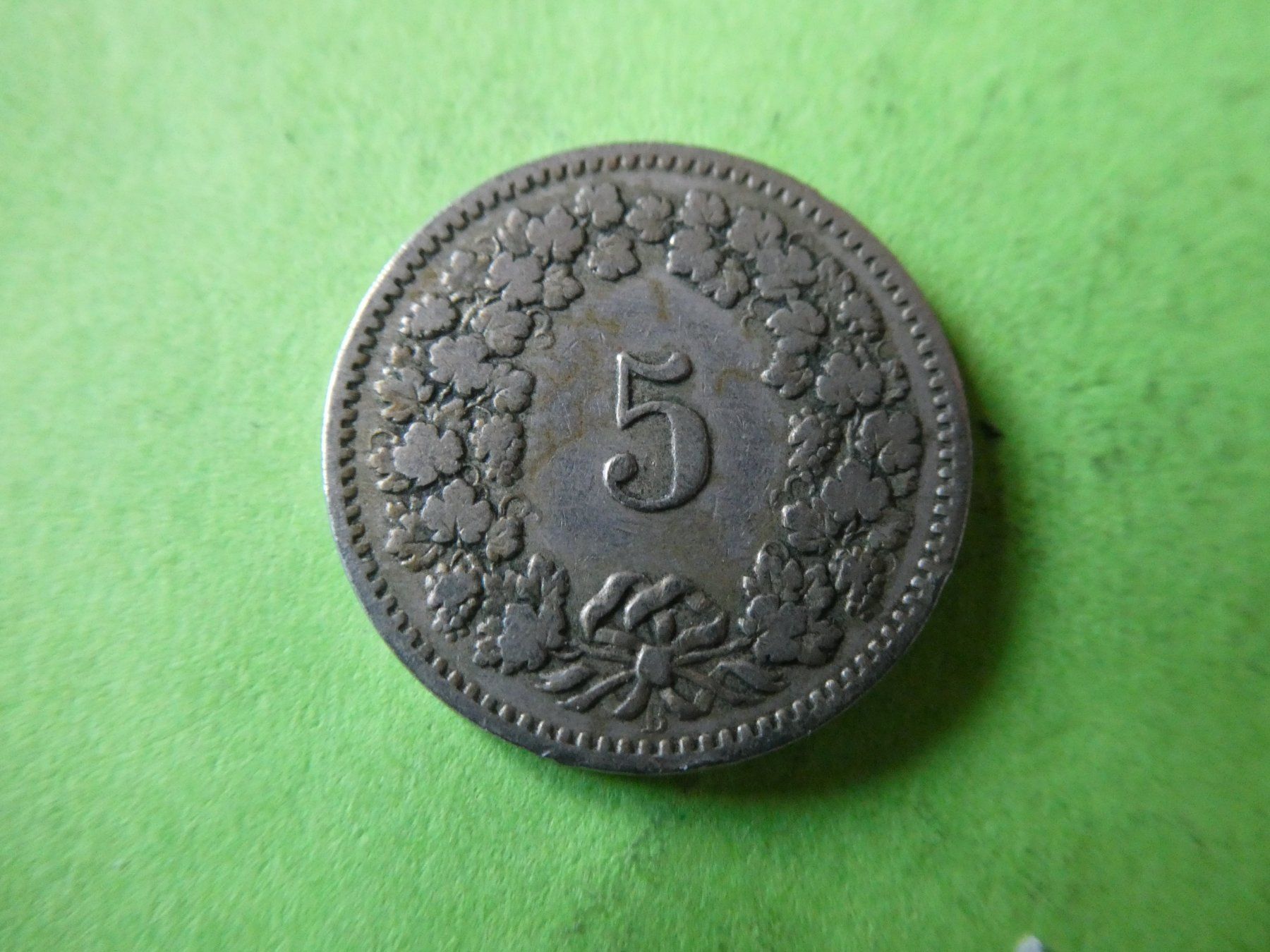 Tutti le monete: Schweiz 1885,  5 Rappen – Usato da Hinterforst venduto da rohusri 1