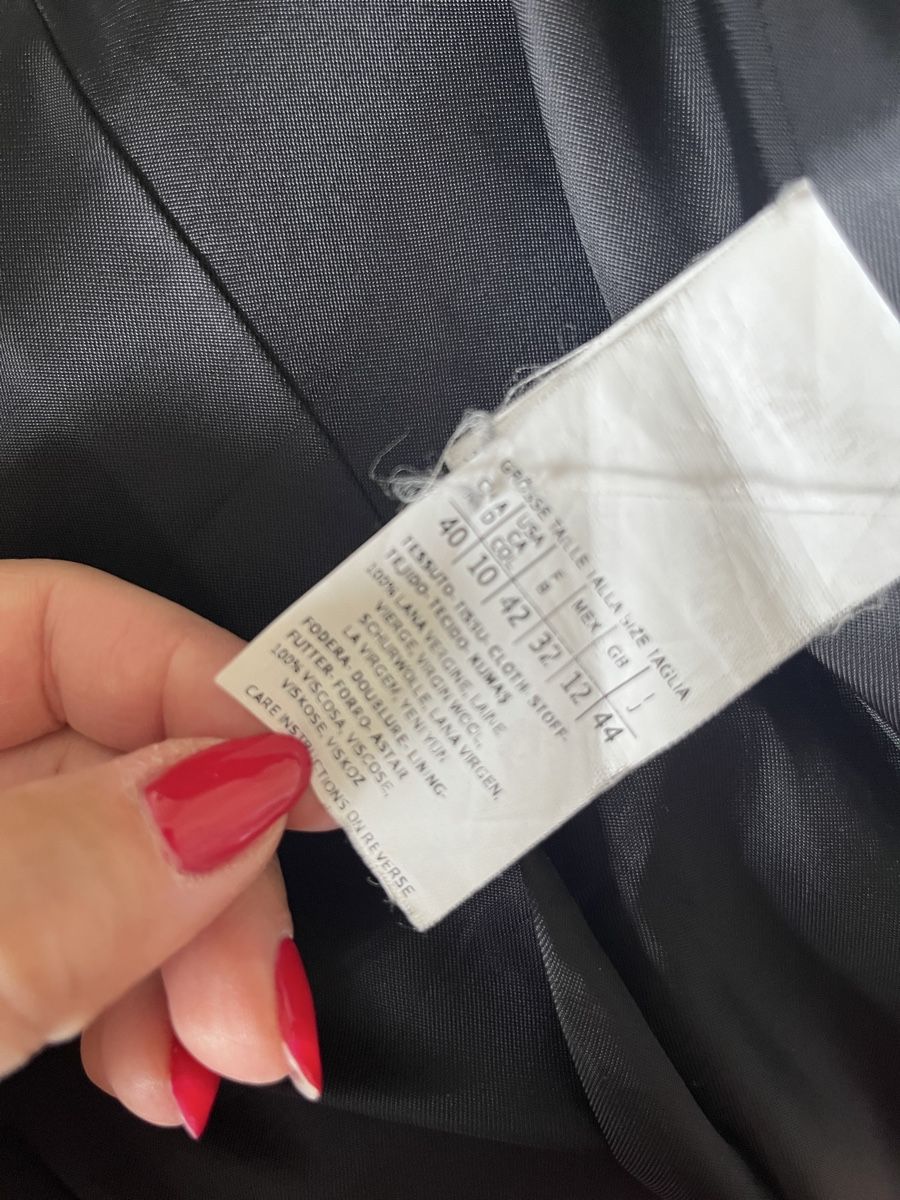 Max Mara Cappotti: Max Mara Studio Black Wool Coat - Excellent! – Usato da Mies venduto da nic_yk5d 6