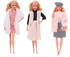 Lot de 3 vêtements pour Barbie