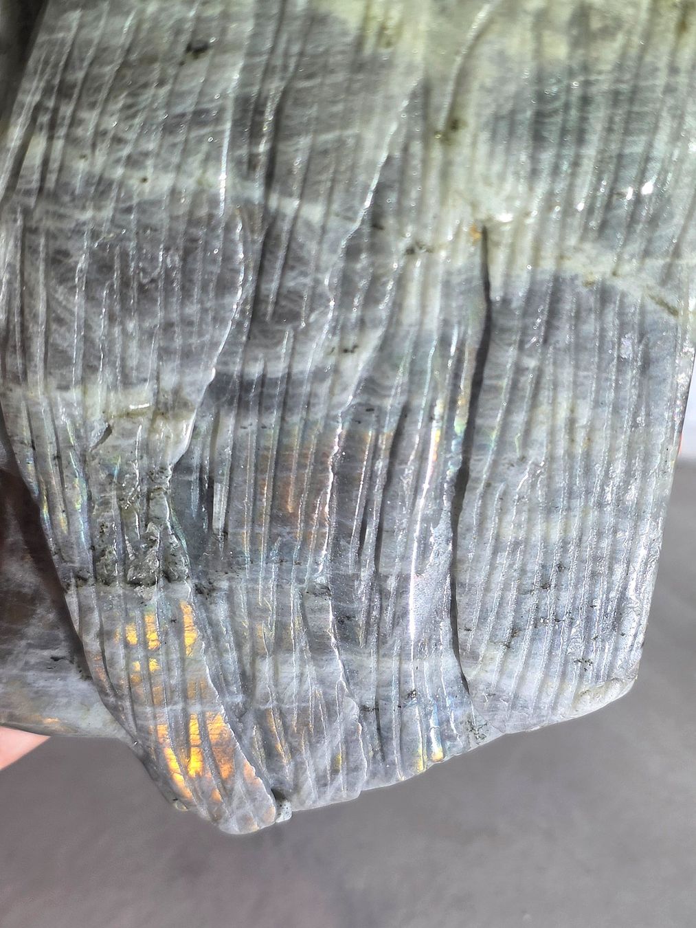 Minerali & Pietre curative: Labradorit Fuchs 940g – Nuovo e nell'imballaggio originale da Matzingen venduto da Shay_Crystalz 3