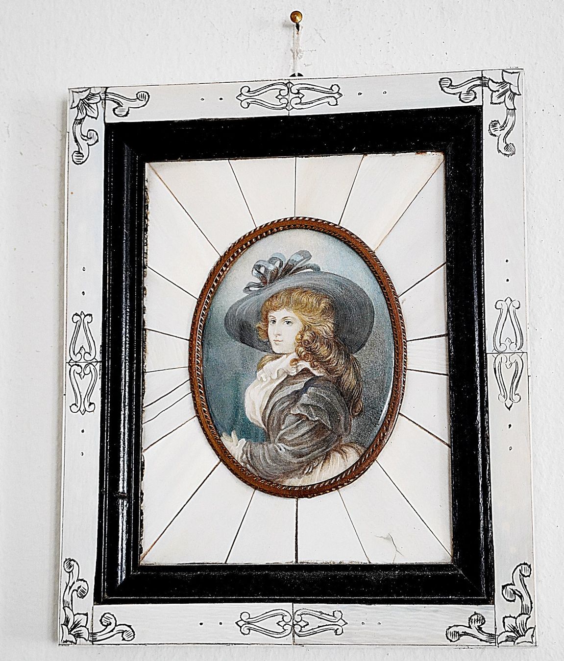 Tableaux: Miniature Malerei Beinrahmen – D'occasion à Baar par 2cvbaar