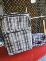 Reisekoffer Set Primaxy kariert mit Kulturtasche