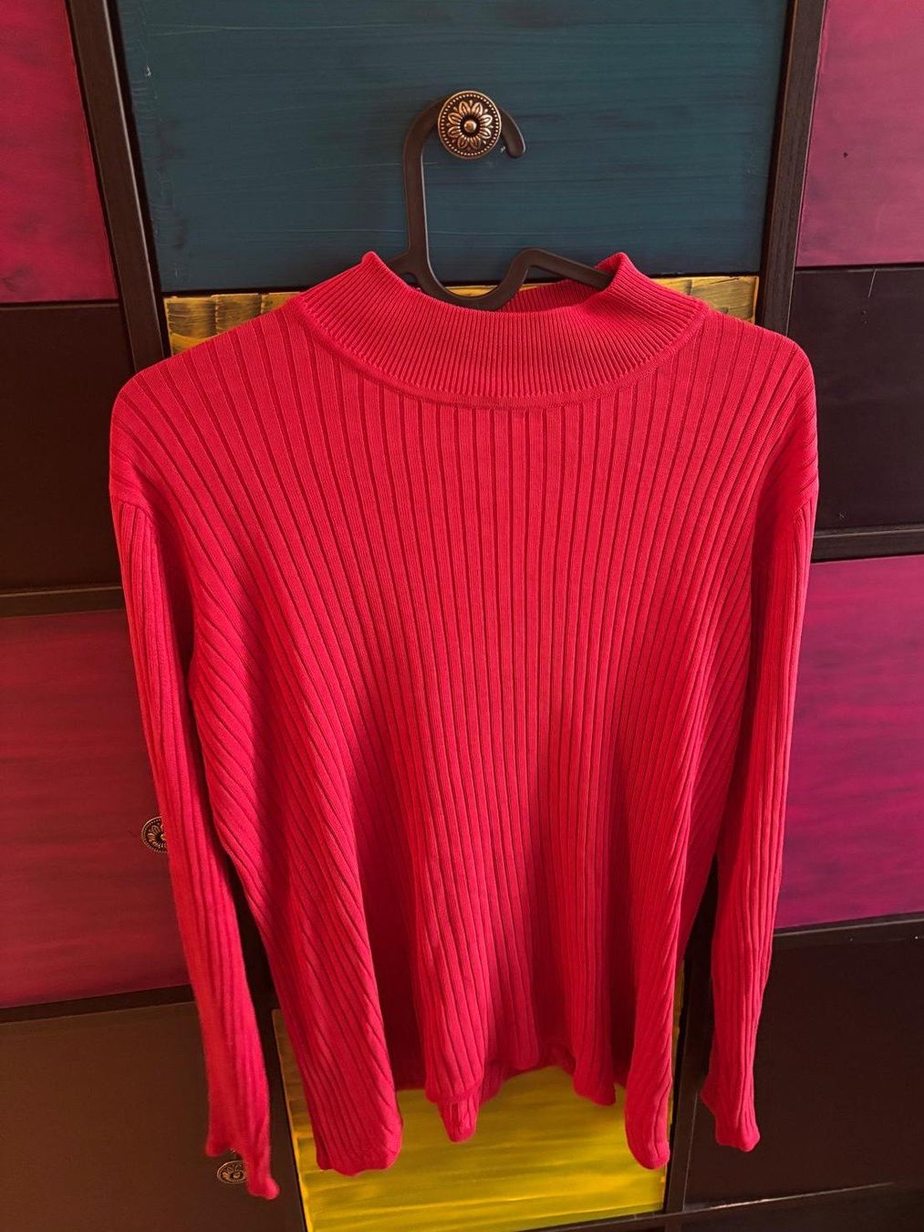 Walbusch Maglioni & Felpe: Walbusch Rollkragentop, Gr. 38, Rot – Usato da Bülach venduto da reaos