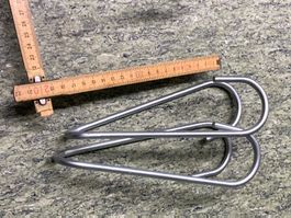 2 Haken zum Anhängen an Rohren, Wäscheseilhaken, Schaukel