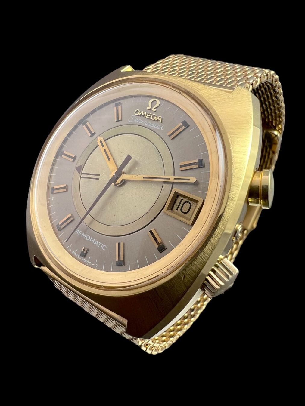 Omega Orologi: Omega Seamaster Memomatic Automatic 40mm 1971 *U635 – Usato da Zürich venduto da GalerieInauen 1