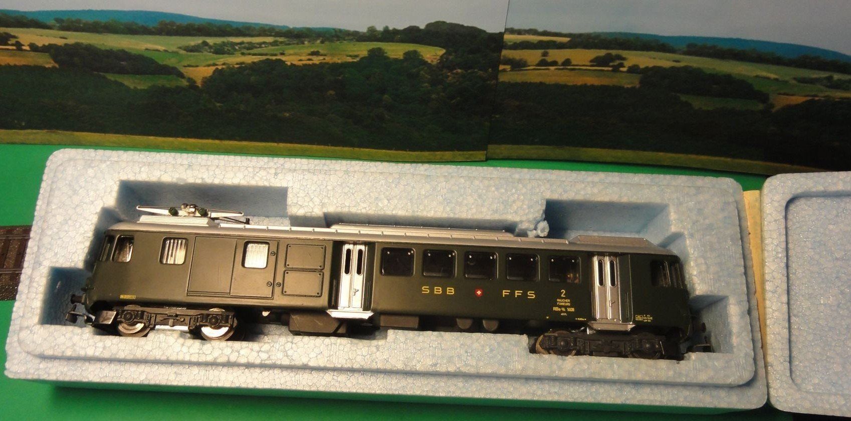 Hag Modellini di ferrovie: HAG HO-Wechselstrom Treibwagen SBB / "Analog" – Usato da Melchnau venduto da Lhofer 4