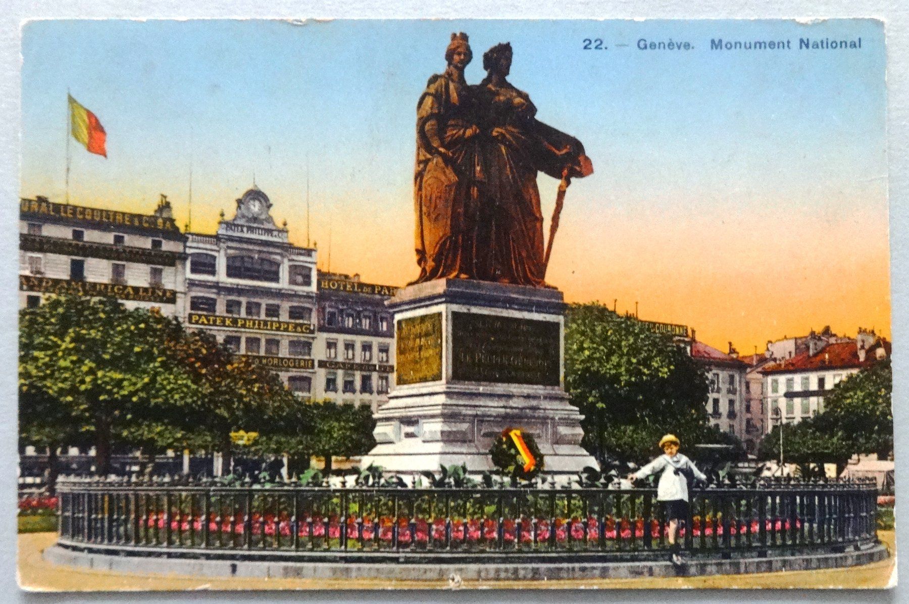 Ansichtskarten: Genève - Monument National – Gebraucht aus Fétigny von Billy2miny