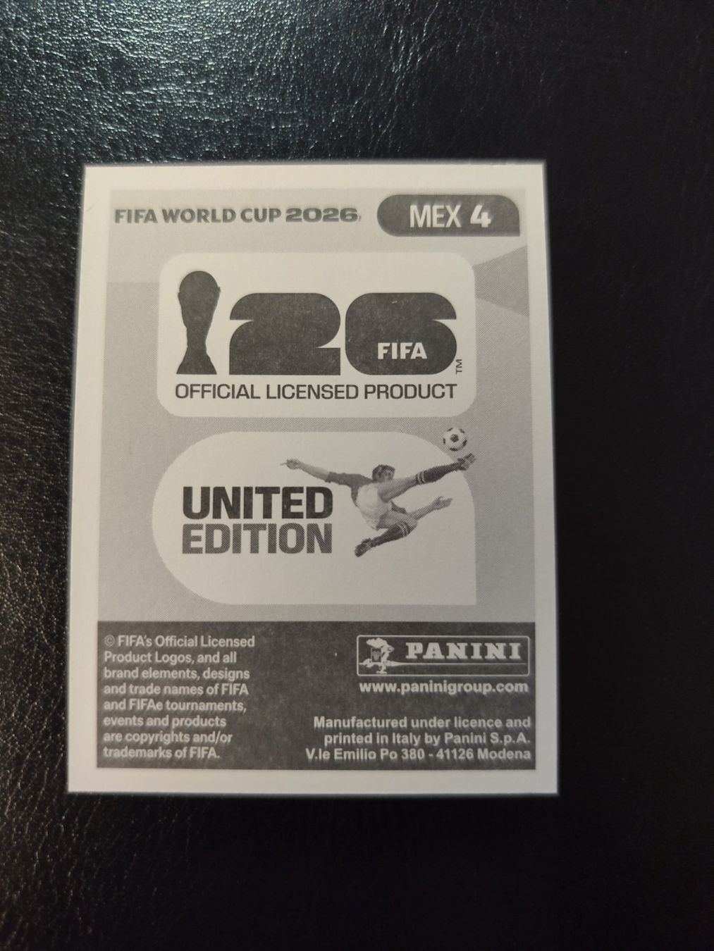 Panini Carte collezionabili: Panini FIFA World Cup 2026 MEX 4 – Nuovo (secondo la descrizione) da Matzingen venduto da Clie42 1