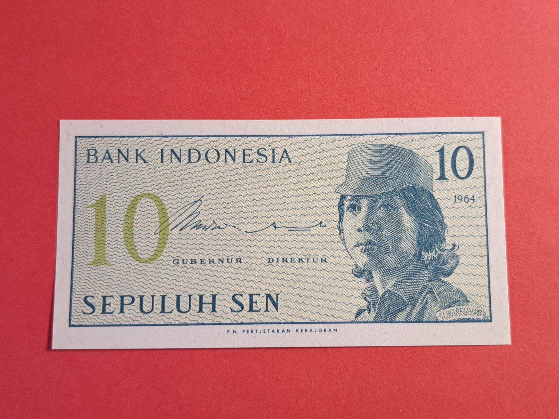 Banconote: INDONESIEN - 1 & 5 & 10 & 25 Sen 1964 UNC – Nuovo (secondo la descrizione) da Wichtrach venduto da LuckyLuke69 5