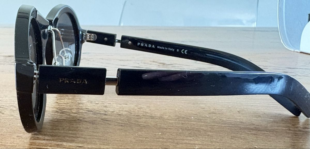 Prada Occhiali & Lenti: Prada Sonnenbrille black/silver – Usato da Luzern venduto da MyWa 5