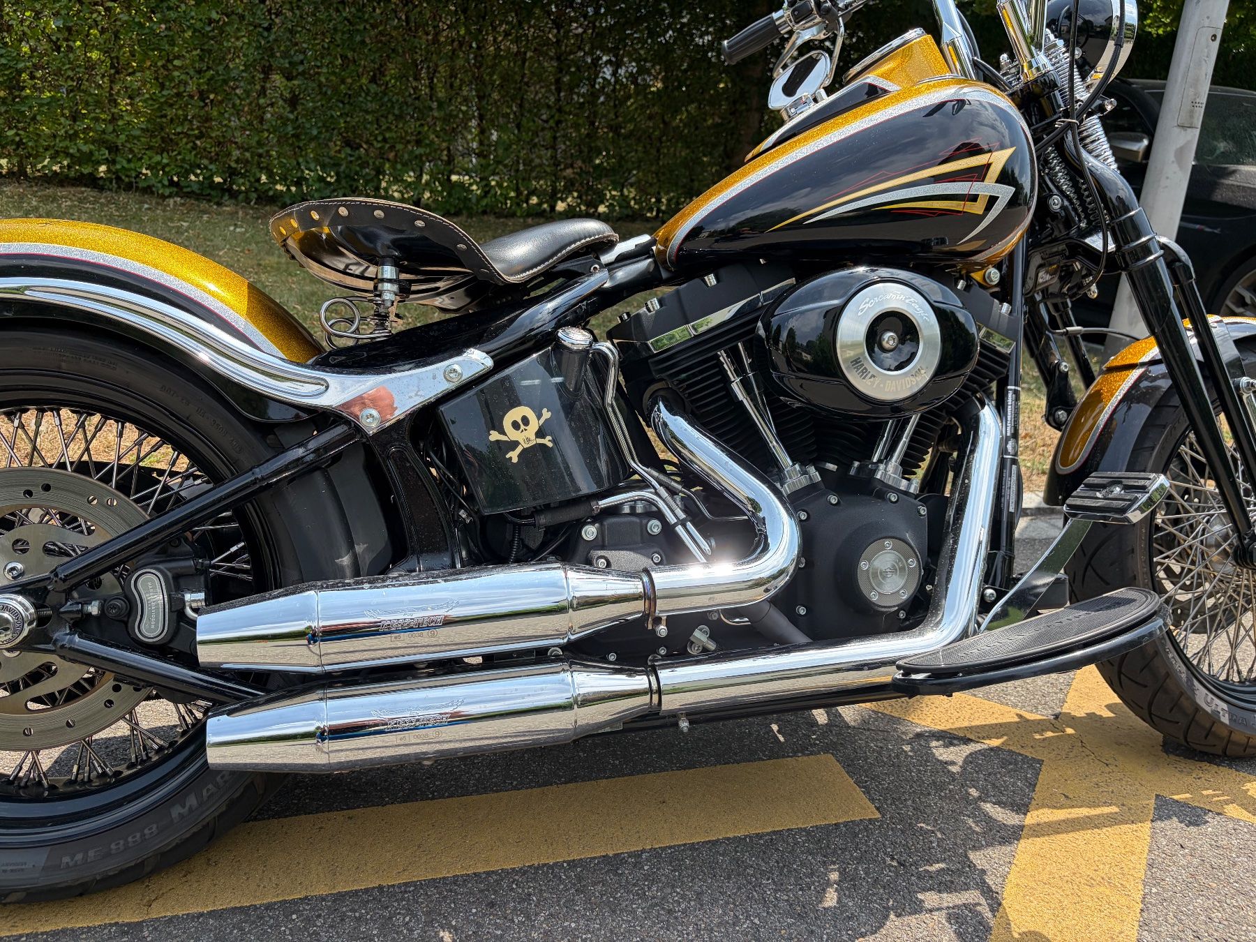 Harley-Davidson Chopper: Harley Davidson CROSS BONES X BONES Custom EINZELSTÜCK – Gebraucht aus Rütihof von elcheffe81 2