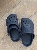 Crocs Clogs, Navy & Red Trim, 20
