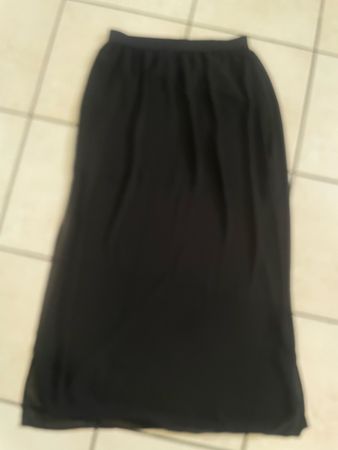 Schwarzer, eleganter Maxirock von H&M Divided, Gr. 34