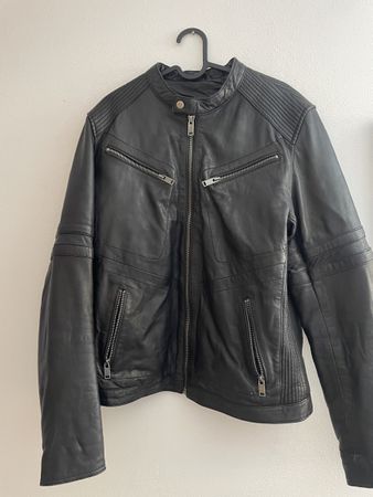 Veste cuir homme Chyston, taille L - Lederjacke