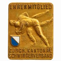 Abzeichen Schwingen 1950 Ehrenmitglied ZH Schwingerverband