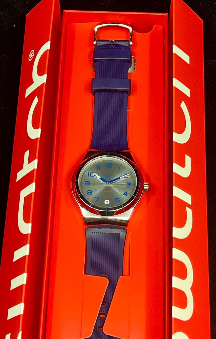 Swatch Uhren: Swatch System 51 Automatique  Navy Date YIS409 – Neu und originalverpackt aus Sion von ROBY_ROBY_ROBY