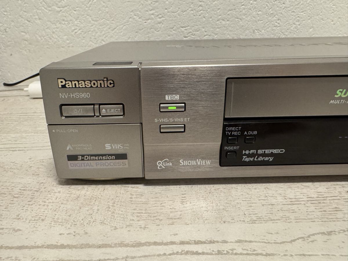 Panasonic Registratori: Panasonic nv-hs960 super vhs recorder – Usato da Zunzgen venduto da milesdavis76 1