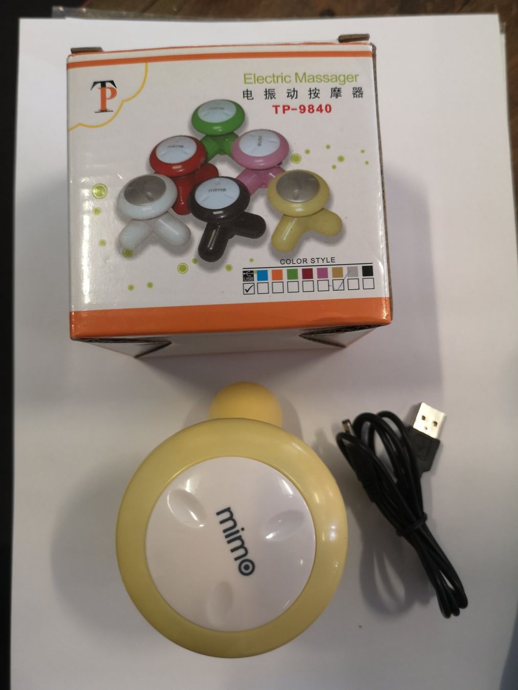 Massagegeräte: Mini MassageGerät Mimo Electic Massager mit USB AufladeKabel – Neu und originalverpackt aus Kloten von Euroasia
