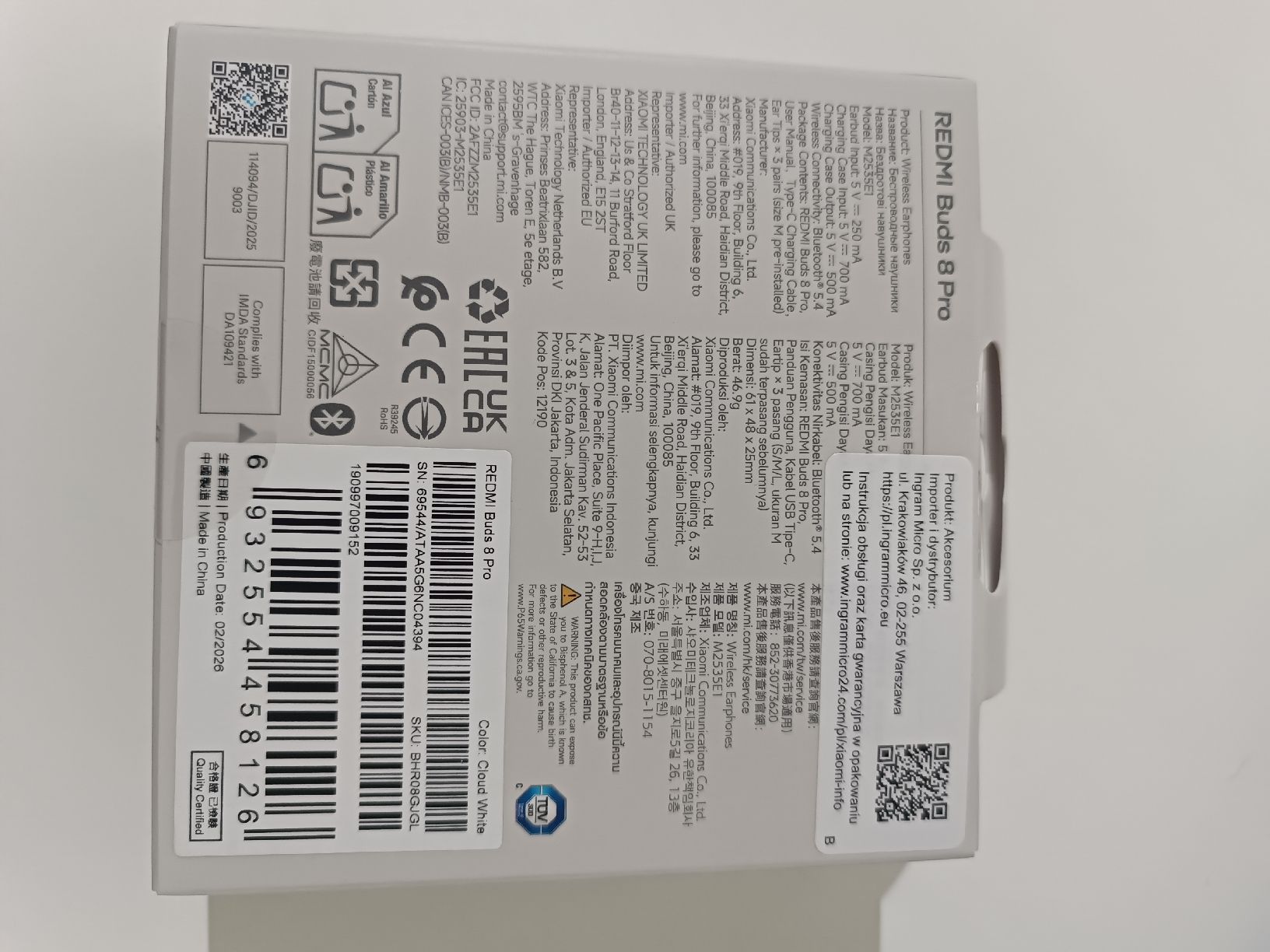 Xiaomi Cuffie: Redmi Buds 8 Pro – Nuovo e nell'imballaggio originale da Uster venduto da carolin.z 1
