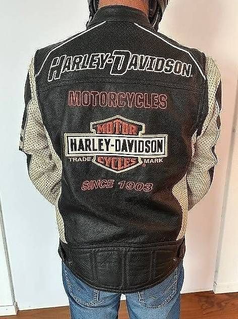 Jacken: Original Harley Davidson Sommer Leder-Jacke – Gebraucht aus Wallisellen von Danro 1