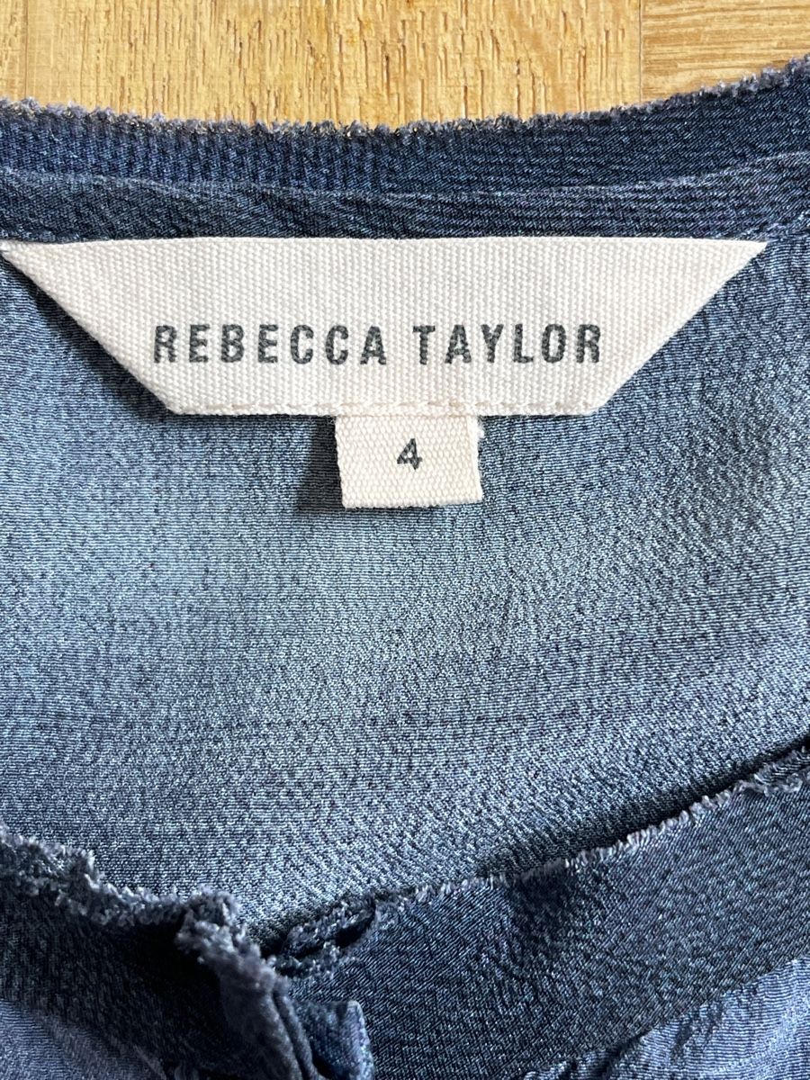 Tops: Rebecca Taylor Bluse Karomuster blau Gr. 36, Seide – Gebraucht aus Zürich von Kleanthy 2