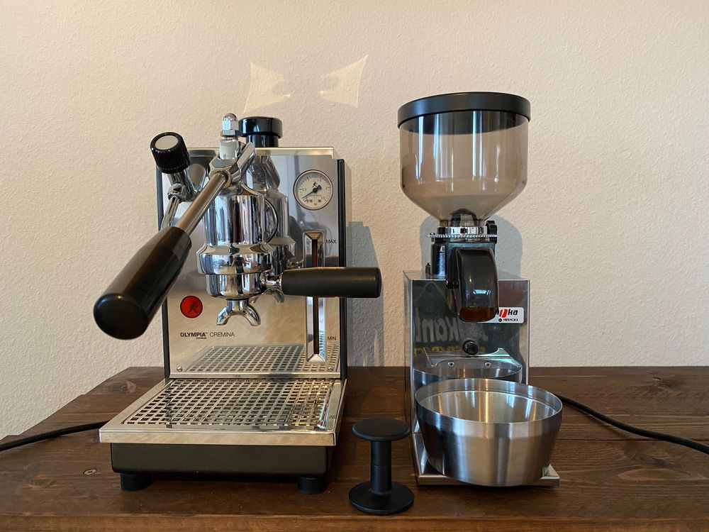 Original Olympia Cremina Express inkl. Espressomühle | Kaufen auf Ricardo