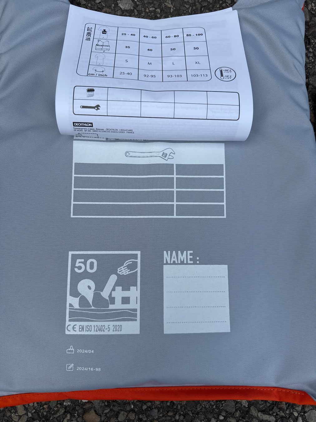 Decathlon Giubbotti di salvataggio: 2er Set Schwimmwesten orange, Gr. M – Nuovo (secondo la descrizione) da Oensingen venduto da dh77mc 4