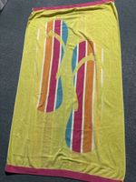 Badetuch  Flip Flops gelb 