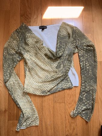 Yellow Cardigan knitted button front bell sleeve