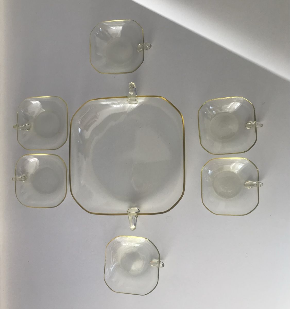 Geschirrsets: Art deco punch or fruit bowl set – Neu (gemäss Beschreibung) aus Oberägeri von anv_6z5c