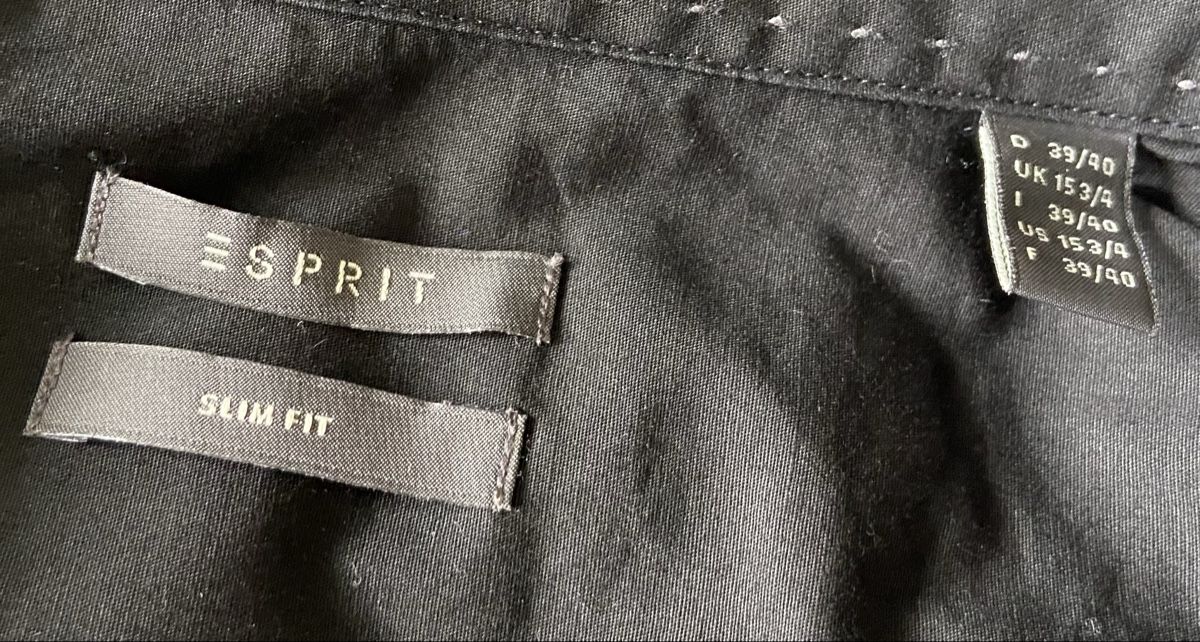 Esprit Camicie: Chemise Esprit, noire, 39/40 – Nuovo (secondo la descrizione) da Moutier venduto da chicboutique 2