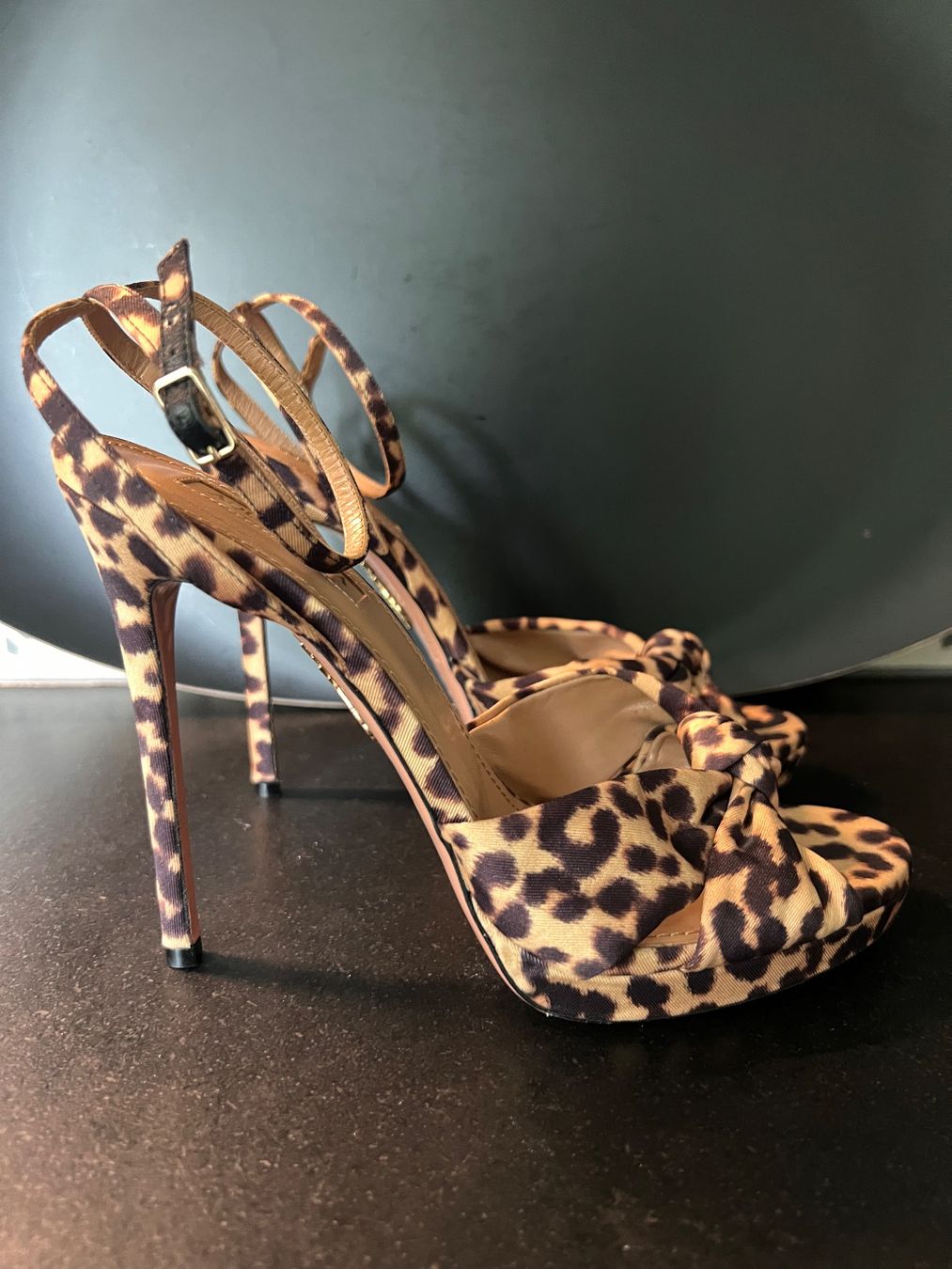 Aquazzura Scarpe da donna: AQUAZZURA LEOPARD PRINT SANDALS – Nuovo (secondo la descrizione) da Lausanne venduto da NYC67 1