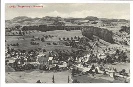 Mosnang (SG) Toggenburg - Dorfansicht mit Kirche - 1911